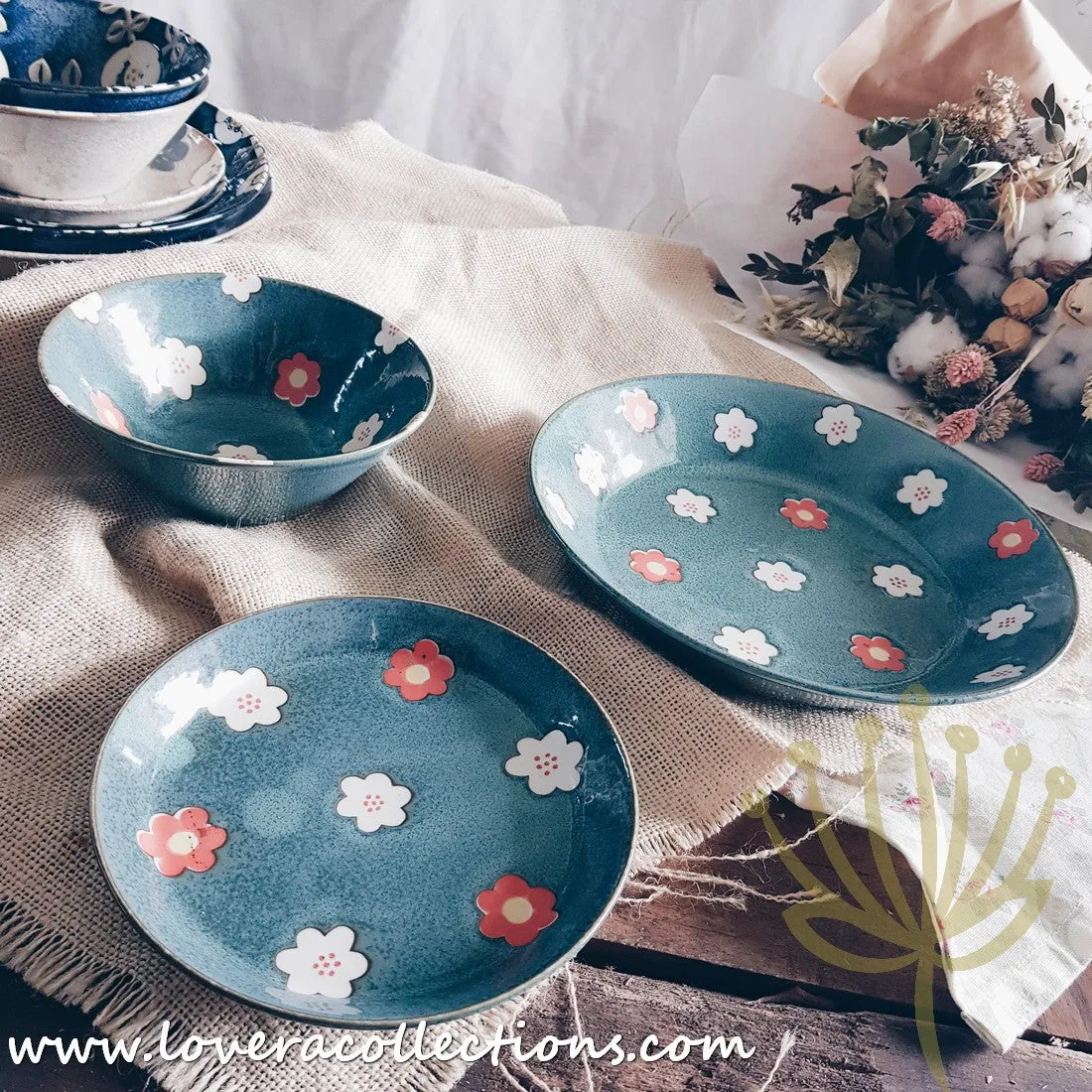 *30% CLEARANCE SALE* Aito Japan Nordic Floral Dinnerware Collection