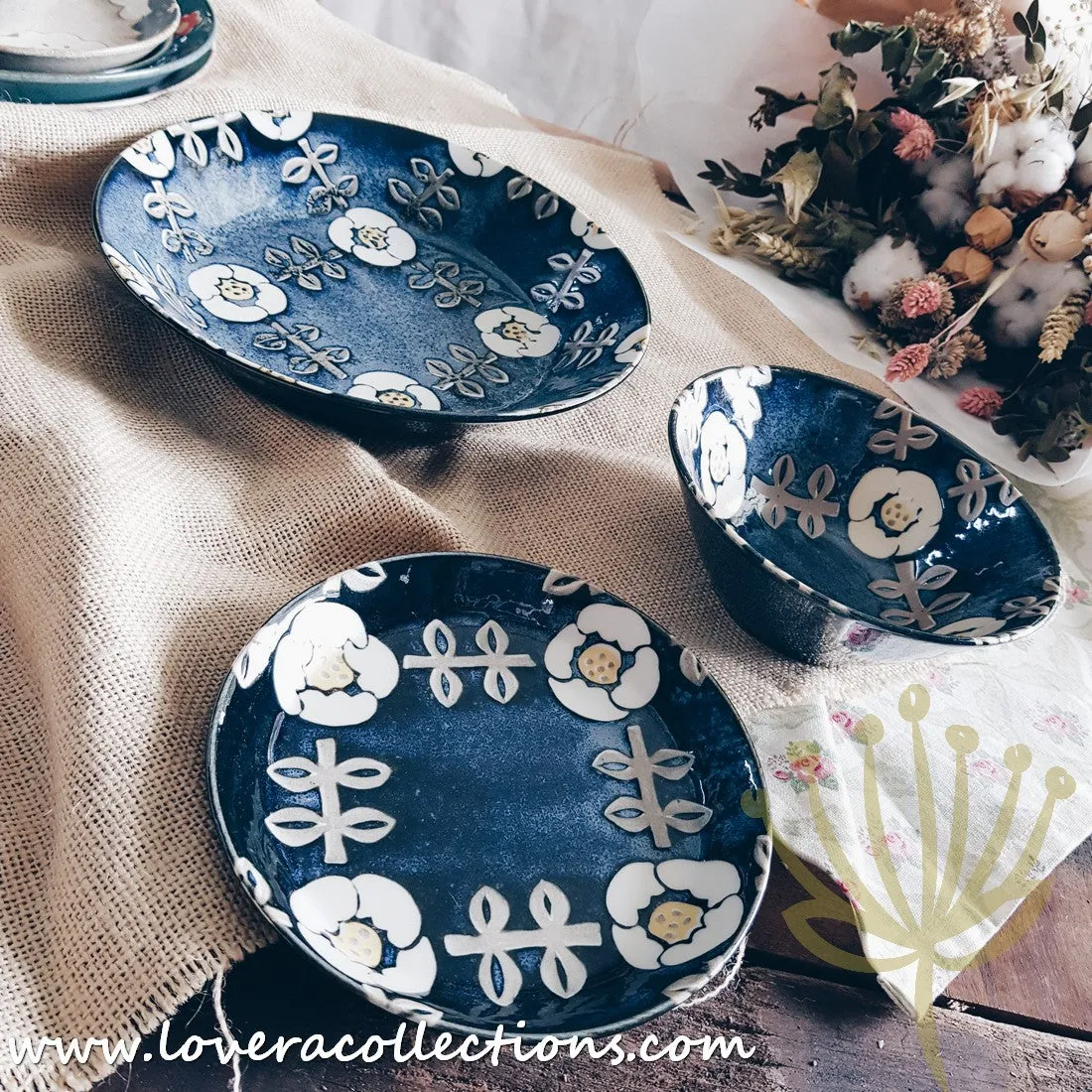 *30% CLEARANCE SALE* Aito Japan Nordic Floral Dinnerware Collection