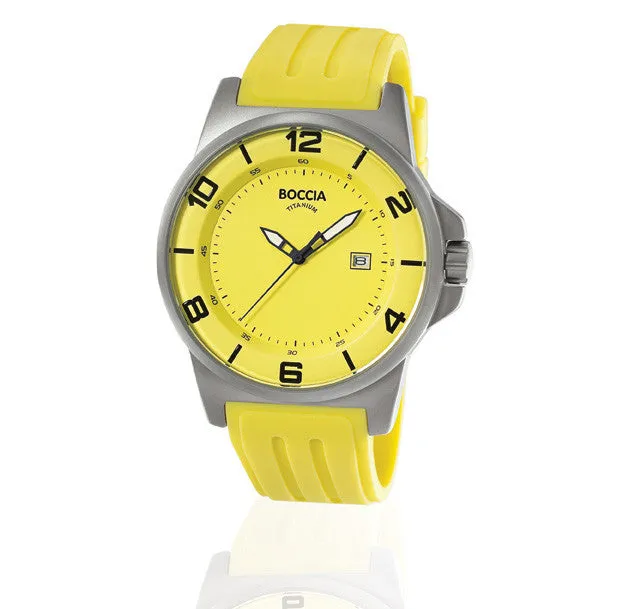 3535-36 Mens Boccia id. Titanium Watch