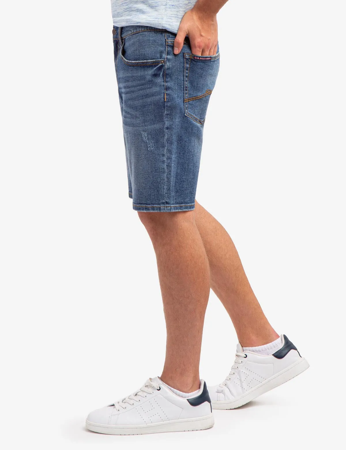 5 POCKET SLIM STRAIGHT SHORTS