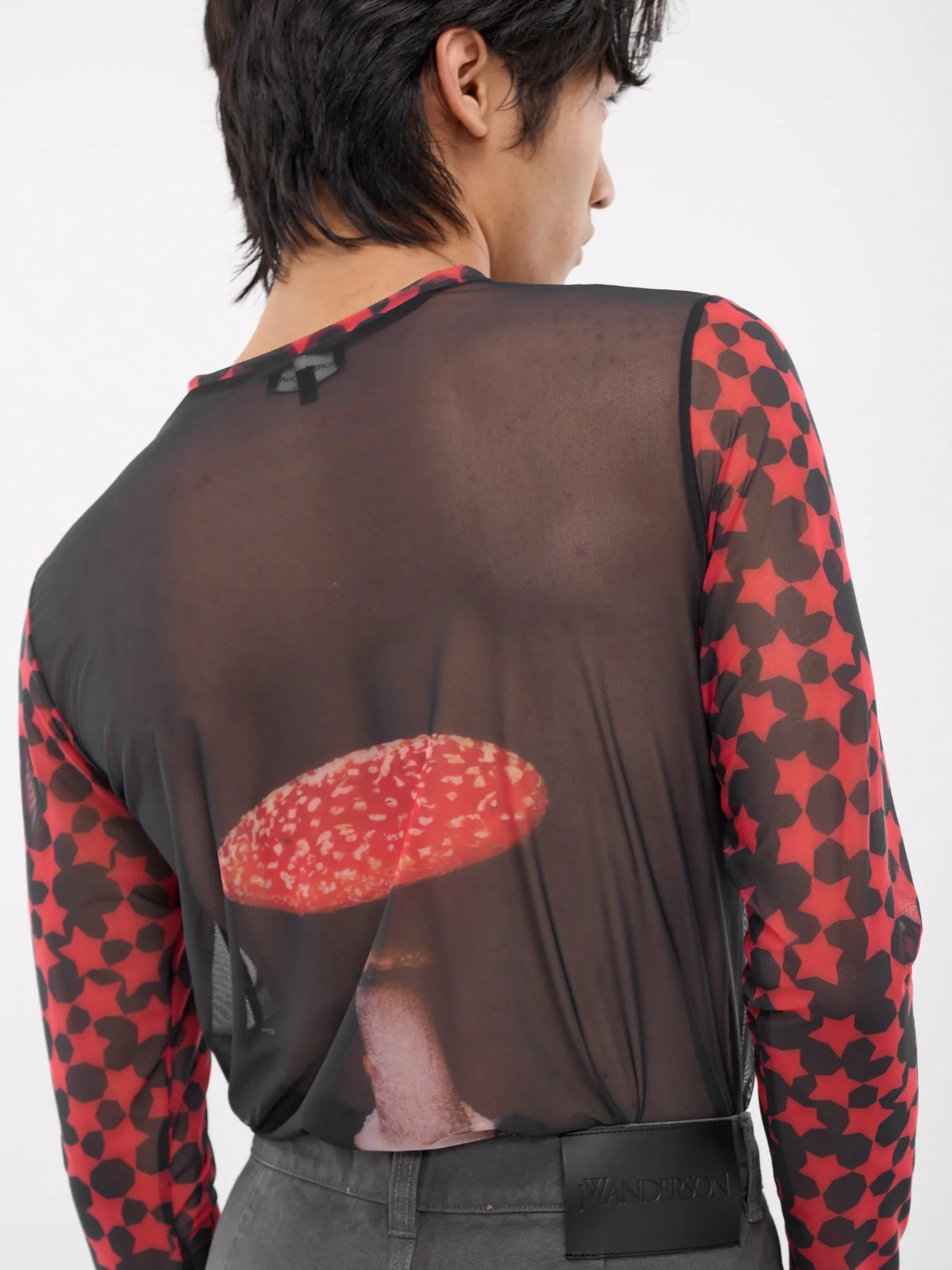 AI Mushrooms & Stars Tee (SS-X0024-23-03-BLACK)