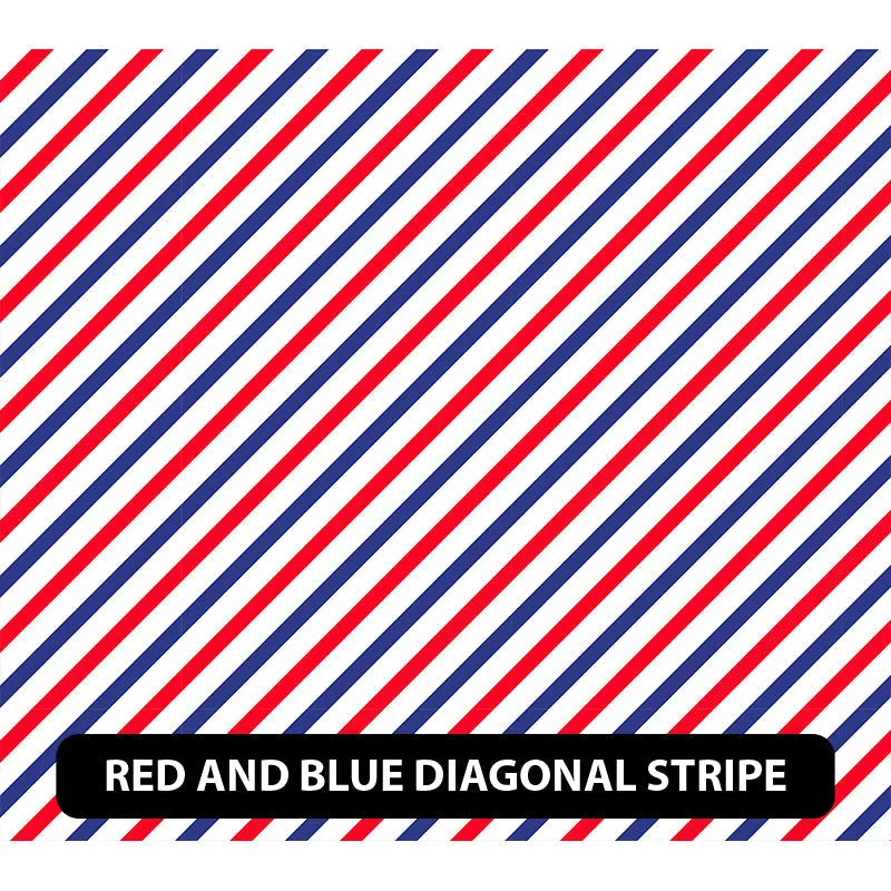 American Themed Puff Patterned HTV (12" x 12")