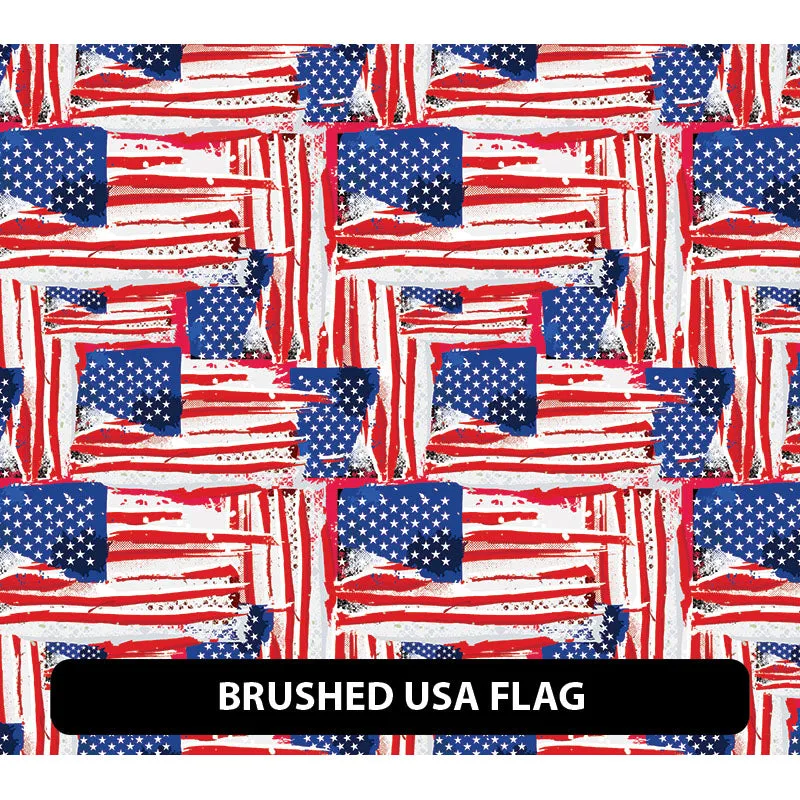 American Themed Puff Patterned HTV (18.5" x 12")