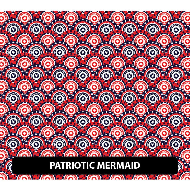 American Themed Puff Patterned HTV (18.5" x 12")