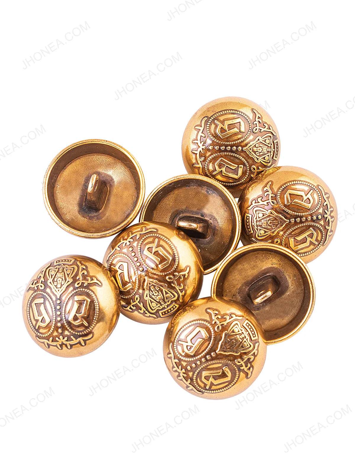 Antique Gold Dome Button for Mens'