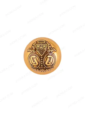 Antique Gold Dome Button for Mens'