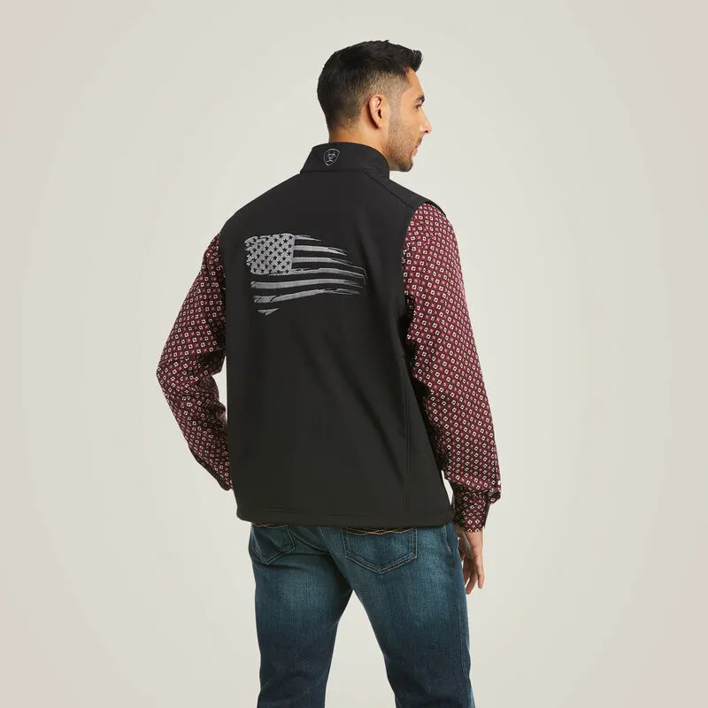 Ariat Men's Logo 2.0 Patriot Softshell Vest - 10037559