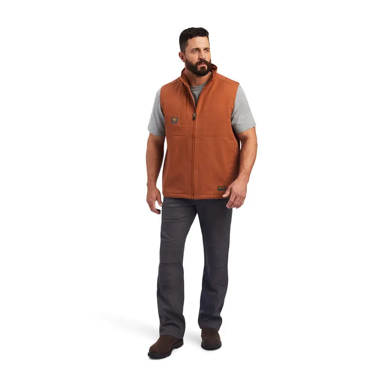 Ariat Men's Rebar DuraCanvas Copper Vest