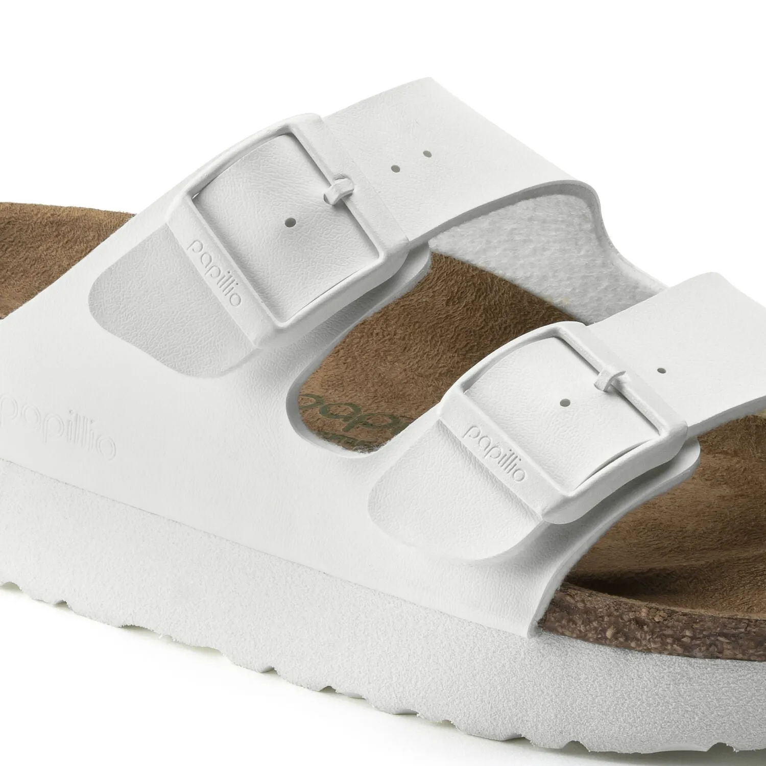 Arizona Platform Vegan in White from Birkenstock