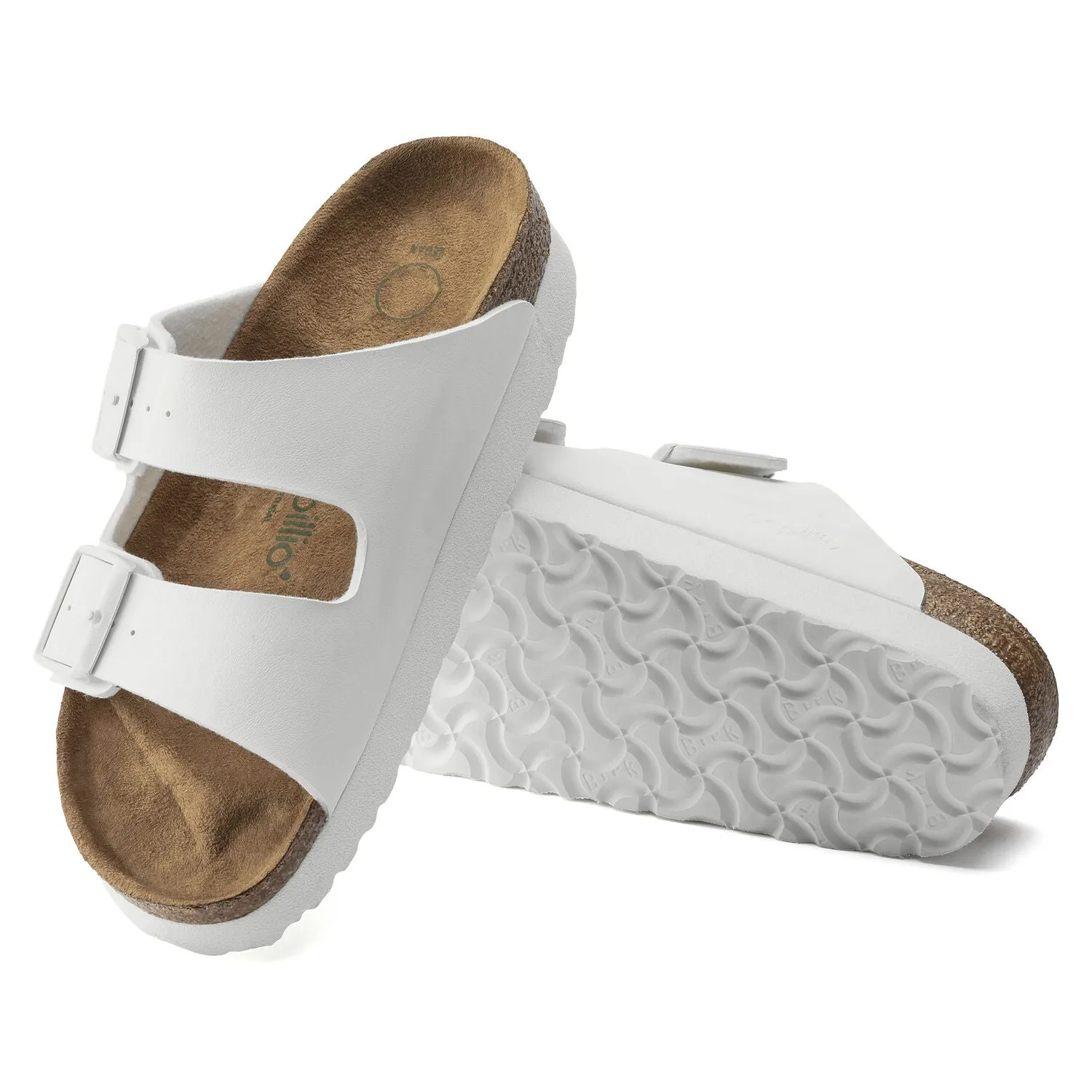 Arizona Platform Vegan in White from Birkenstock