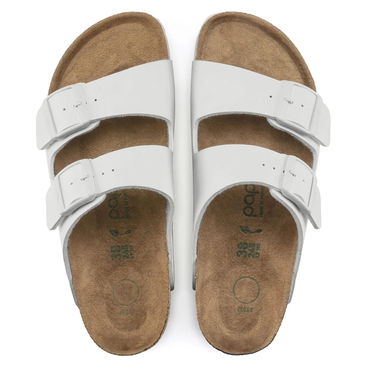 Arizona Platform Vegan in White from Birkenstock