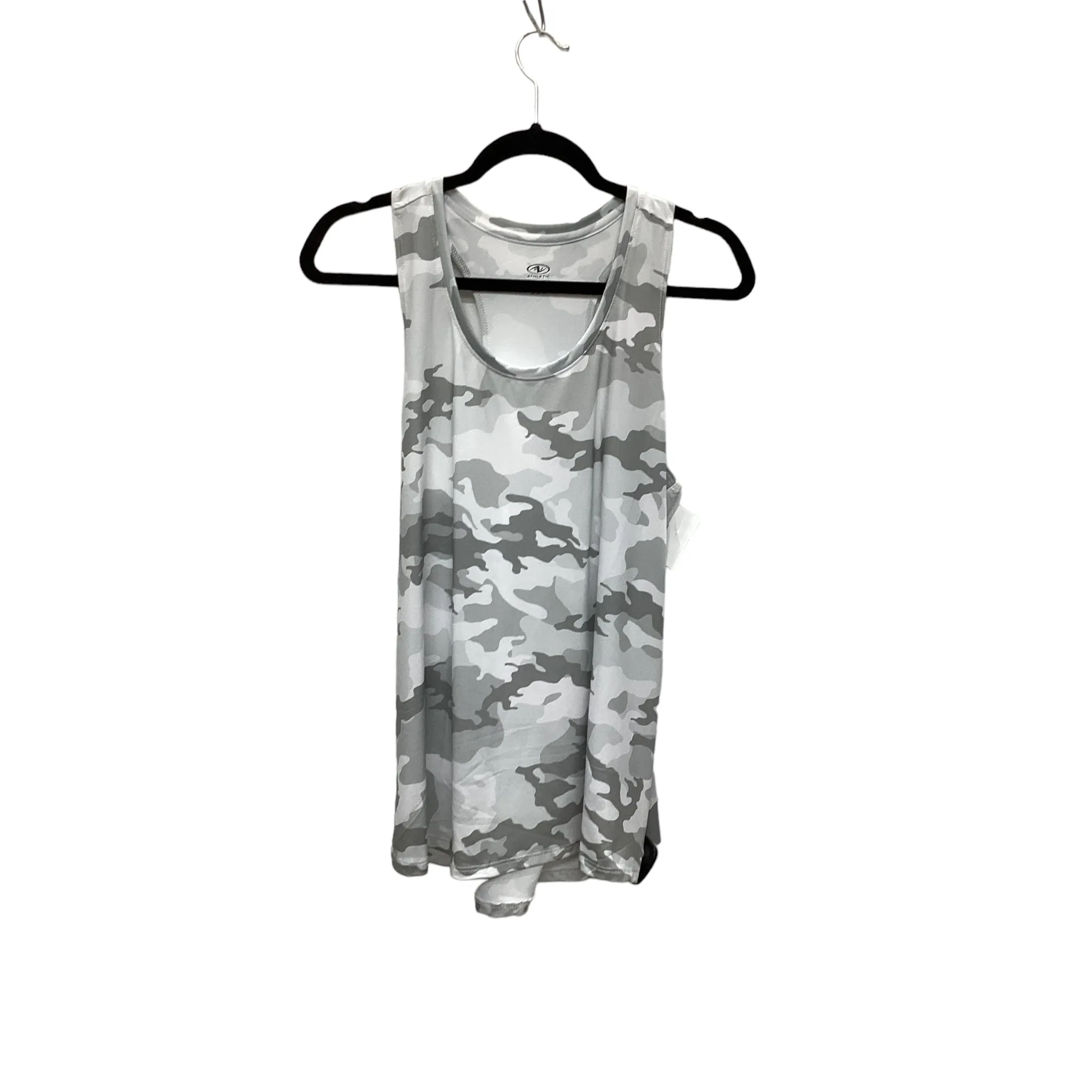 Athletic Tank Top By Athletic Works In Camouflage Print, Size: M