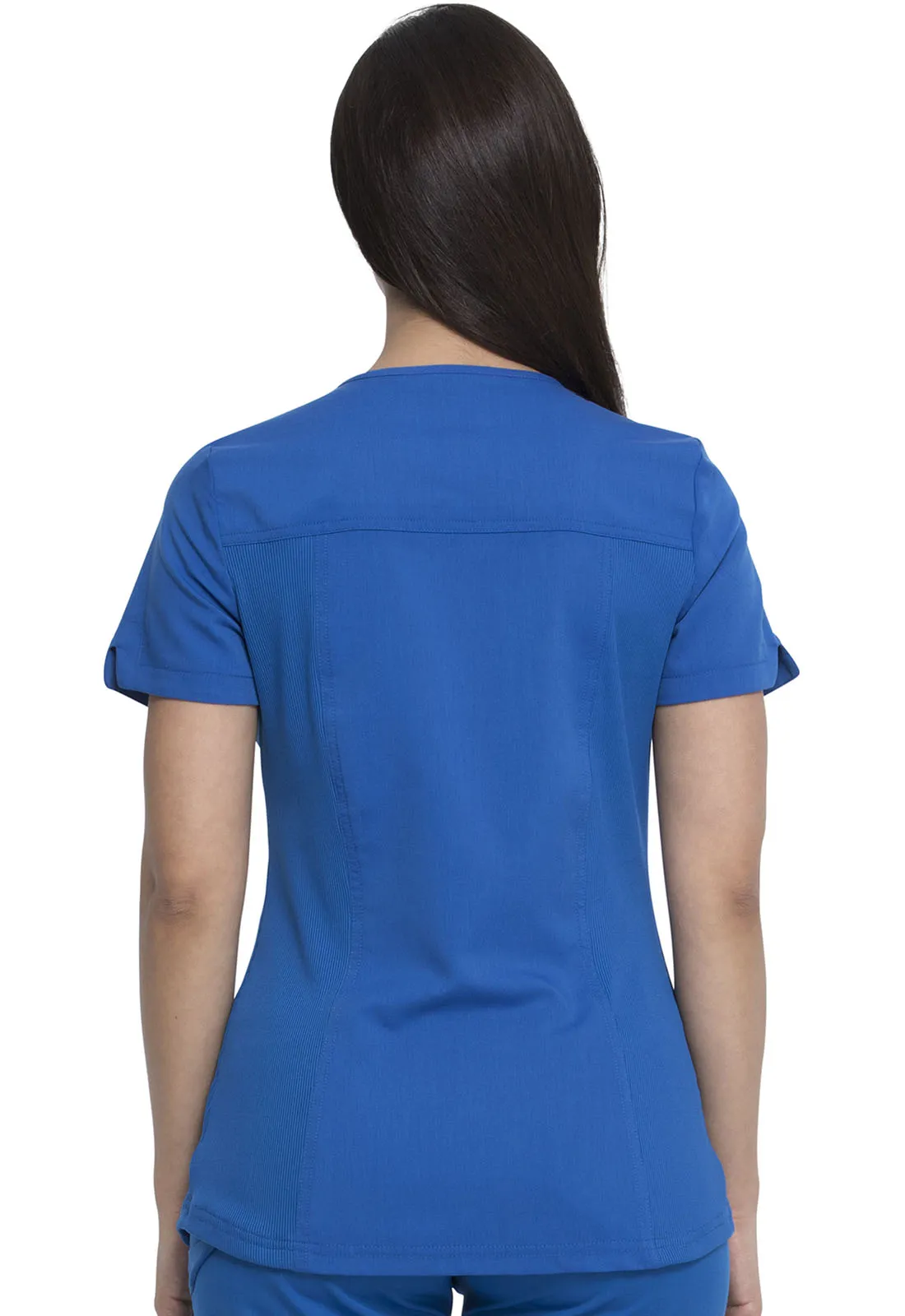 Balance - Women's Mock Wrap Solid Scrub Top