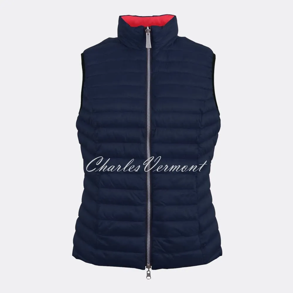 Barbara Lebek Reversible Gilet - Style 56130002-49 (Red/Navy)