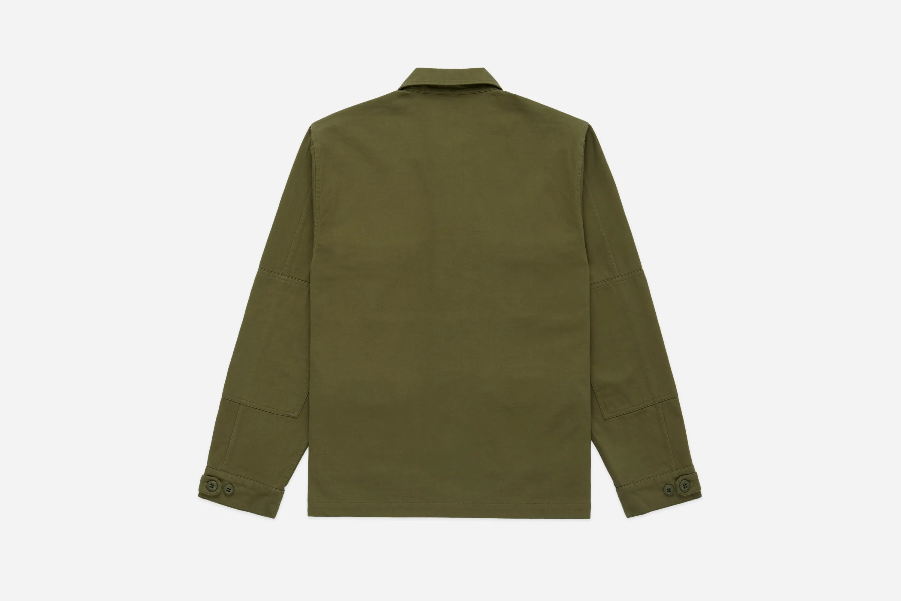 BDU Jacket ~ Olive Back Satin