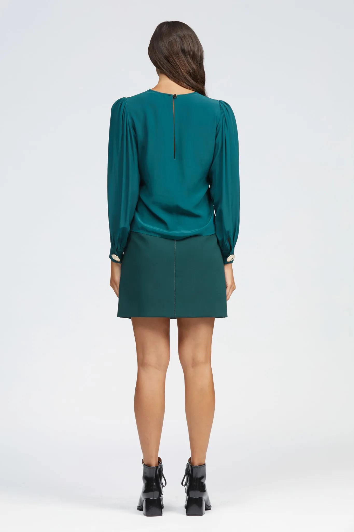 Belmont Top Dark Green