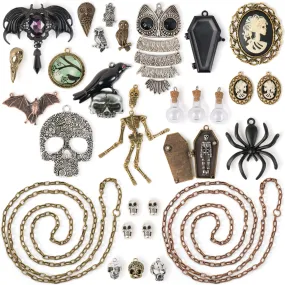 Best Sellers Halloween Bundle - Steampunk Jewelry Pendants and Charms