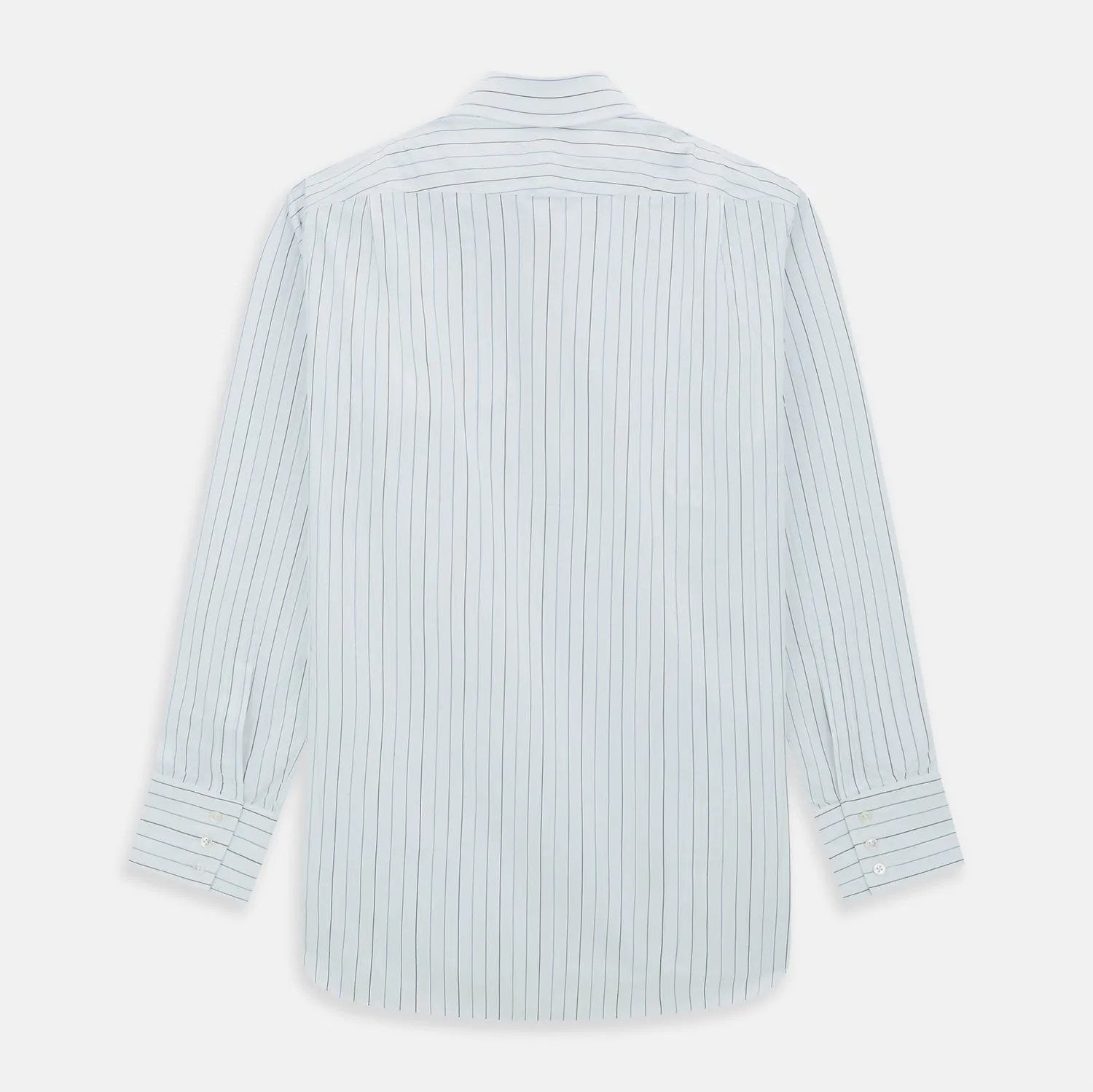 Blue Wide Pinstripe Mayfair Shirt