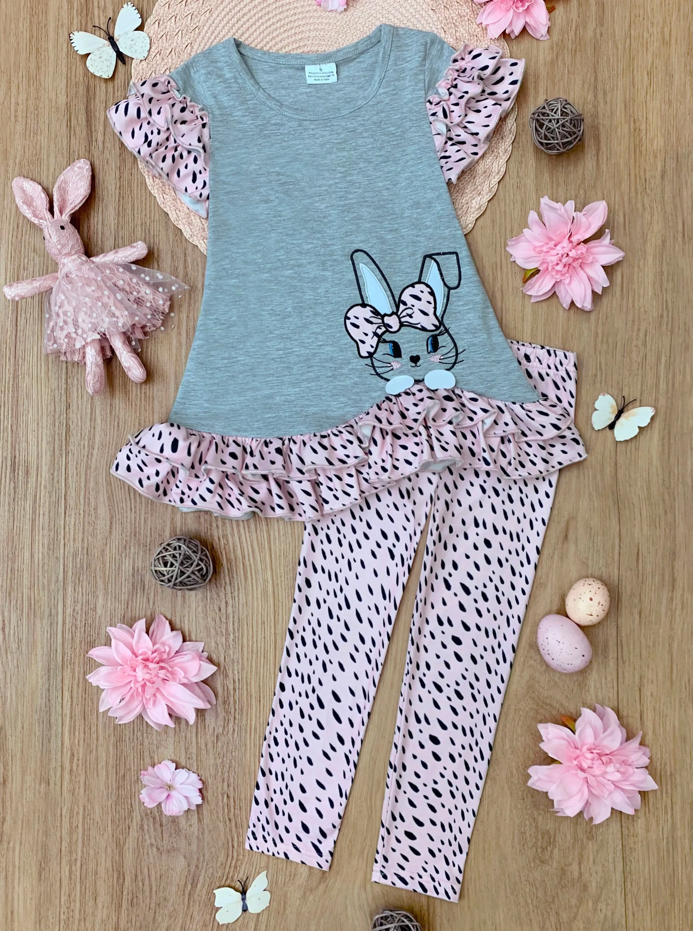 Bunny So Comfy Spotted Legging Set