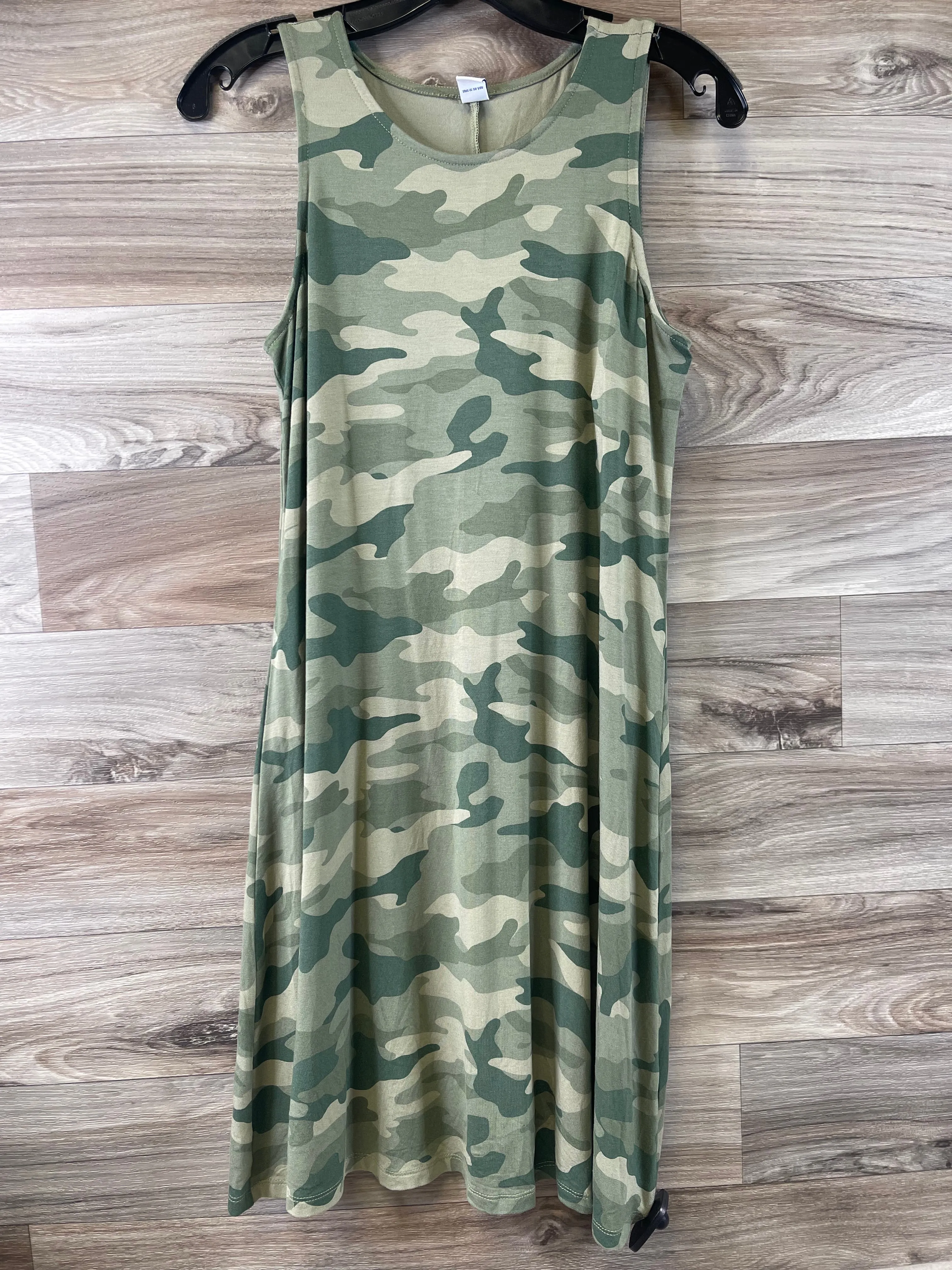 Camouflage Print Dress Casual Midi Old Navy, Size S