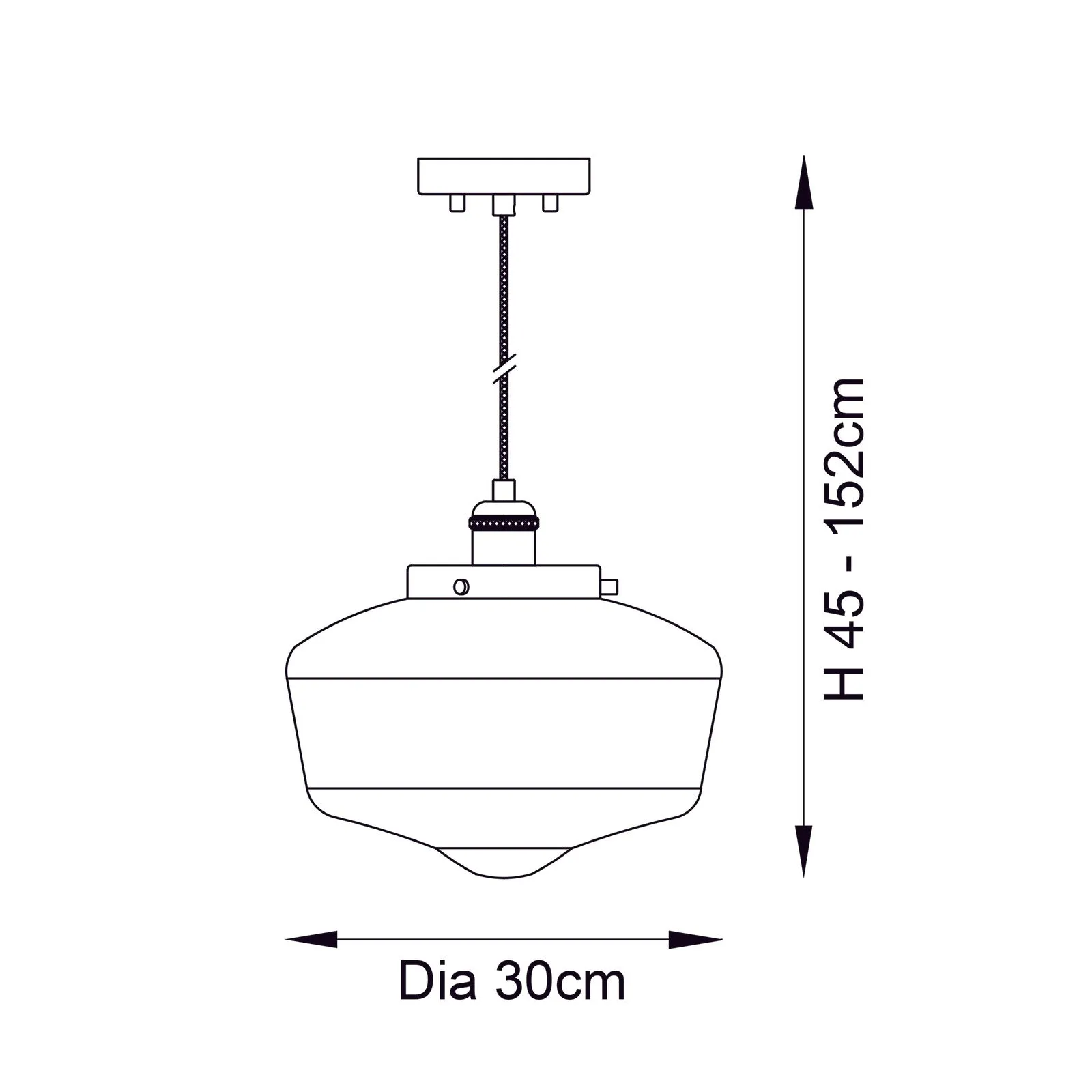 Canterbury Clear Pendant