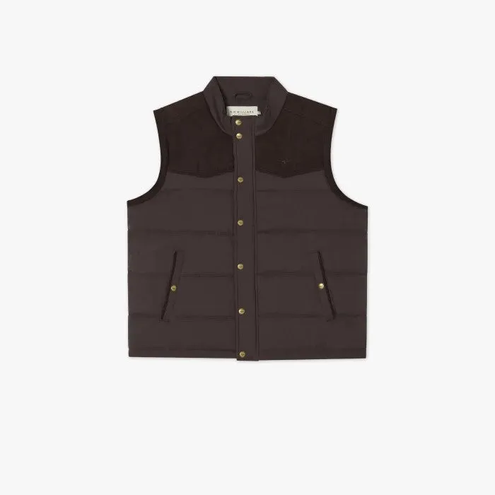 Carnarvon Vest - Chocolate