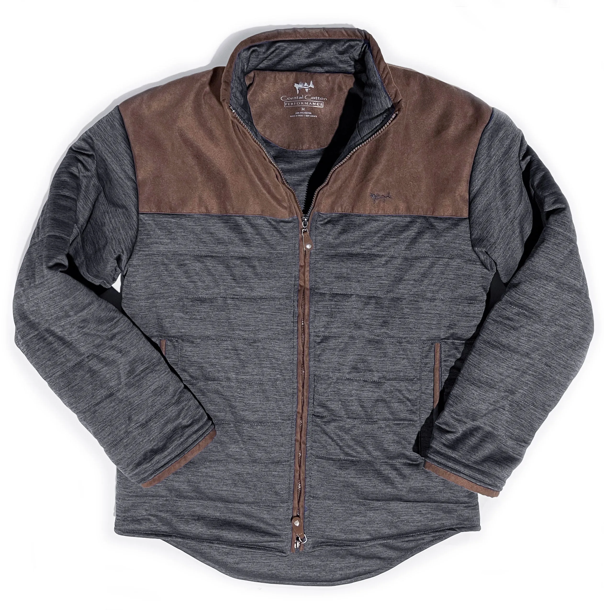 Charcoal Full Zip Jacket/Vest