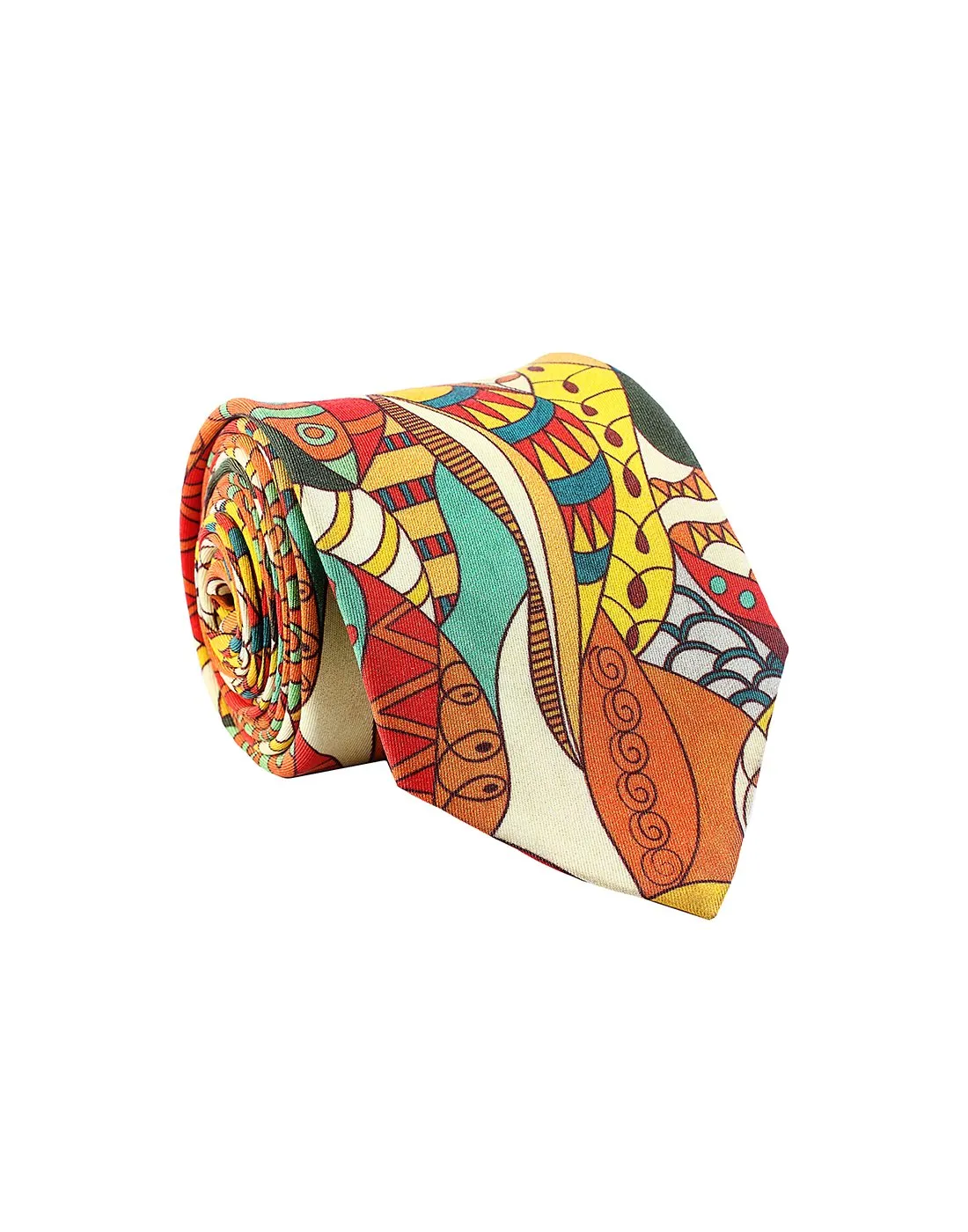 Chokore Multicoloured Silk Tie - Marine line