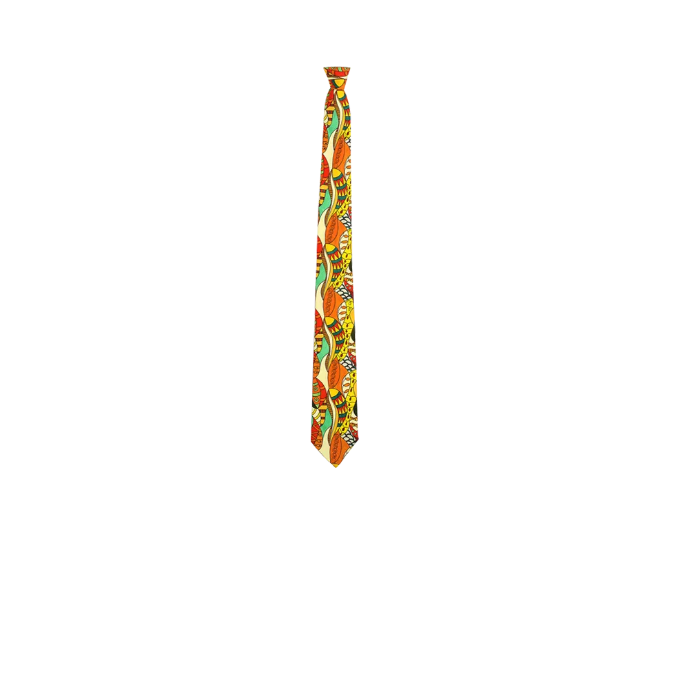 Chokore Multicoloured Silk Tie - Marine line