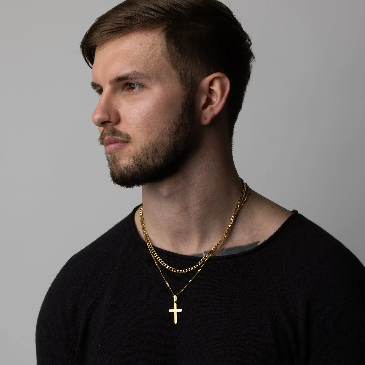 Cross Pendant - Gold