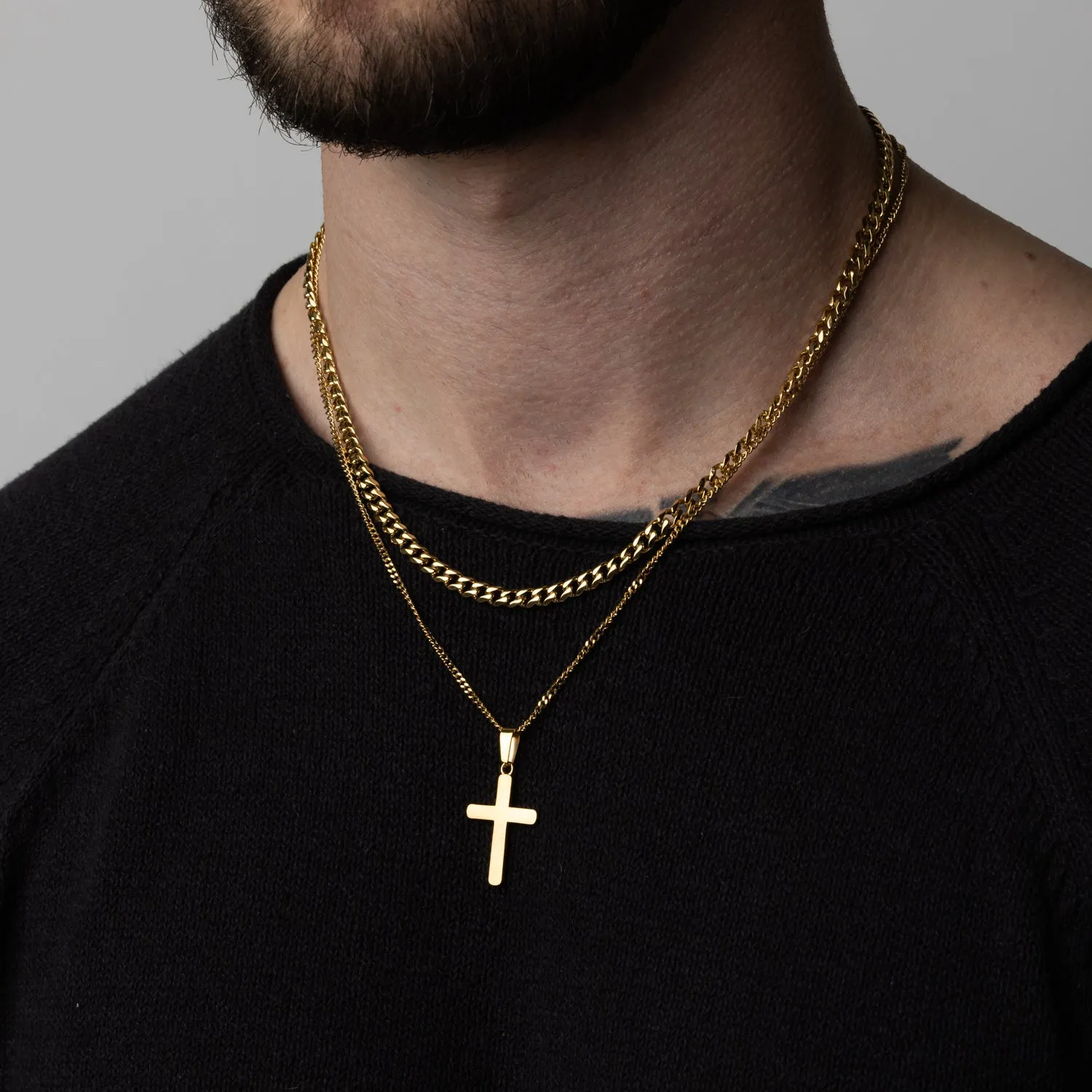 Cross Pendant - Gold