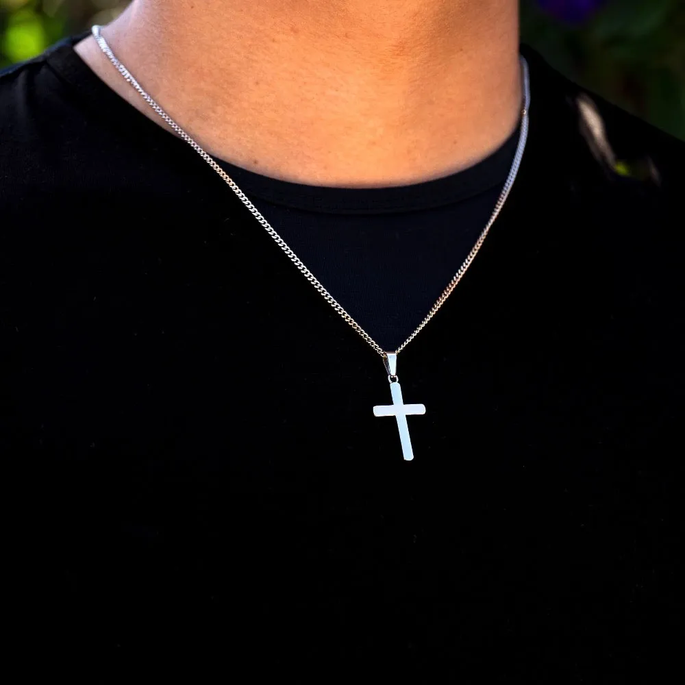 Cross Pendant - Silver