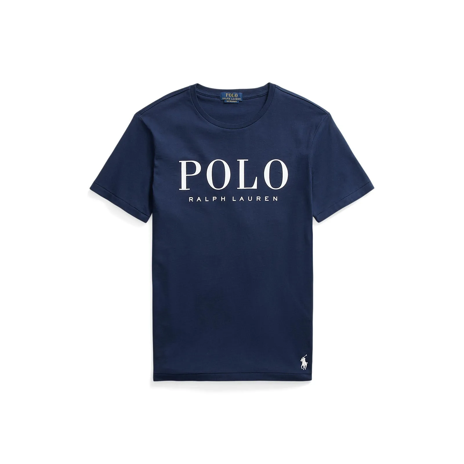 Custom Slim Fit Logo Jersey T-Shirt - Cruise Navy