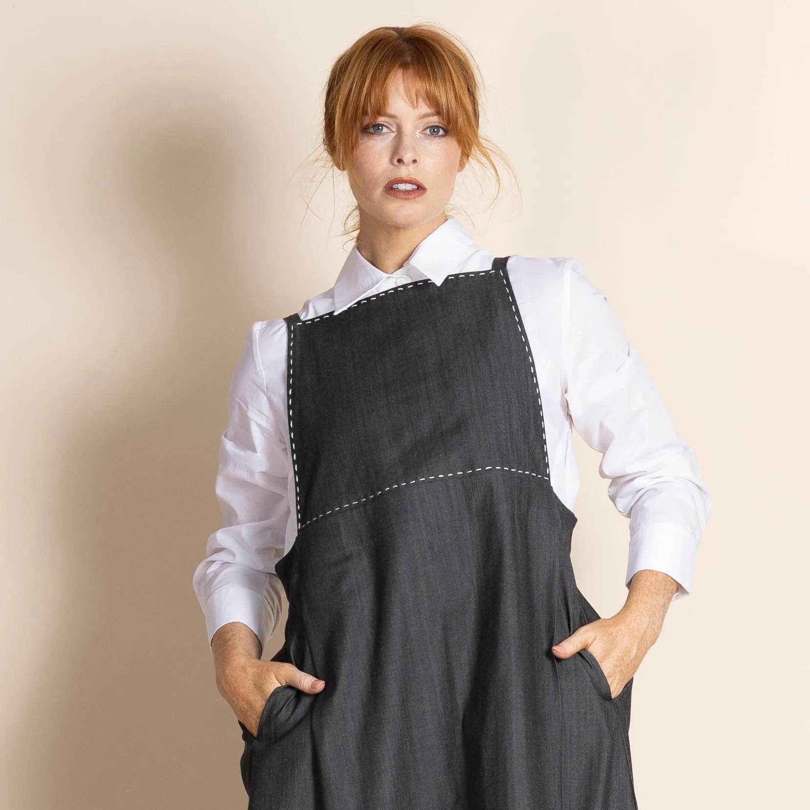 denim pinafore