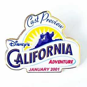 Disney California Adventure 2001 Cast Preview Pin