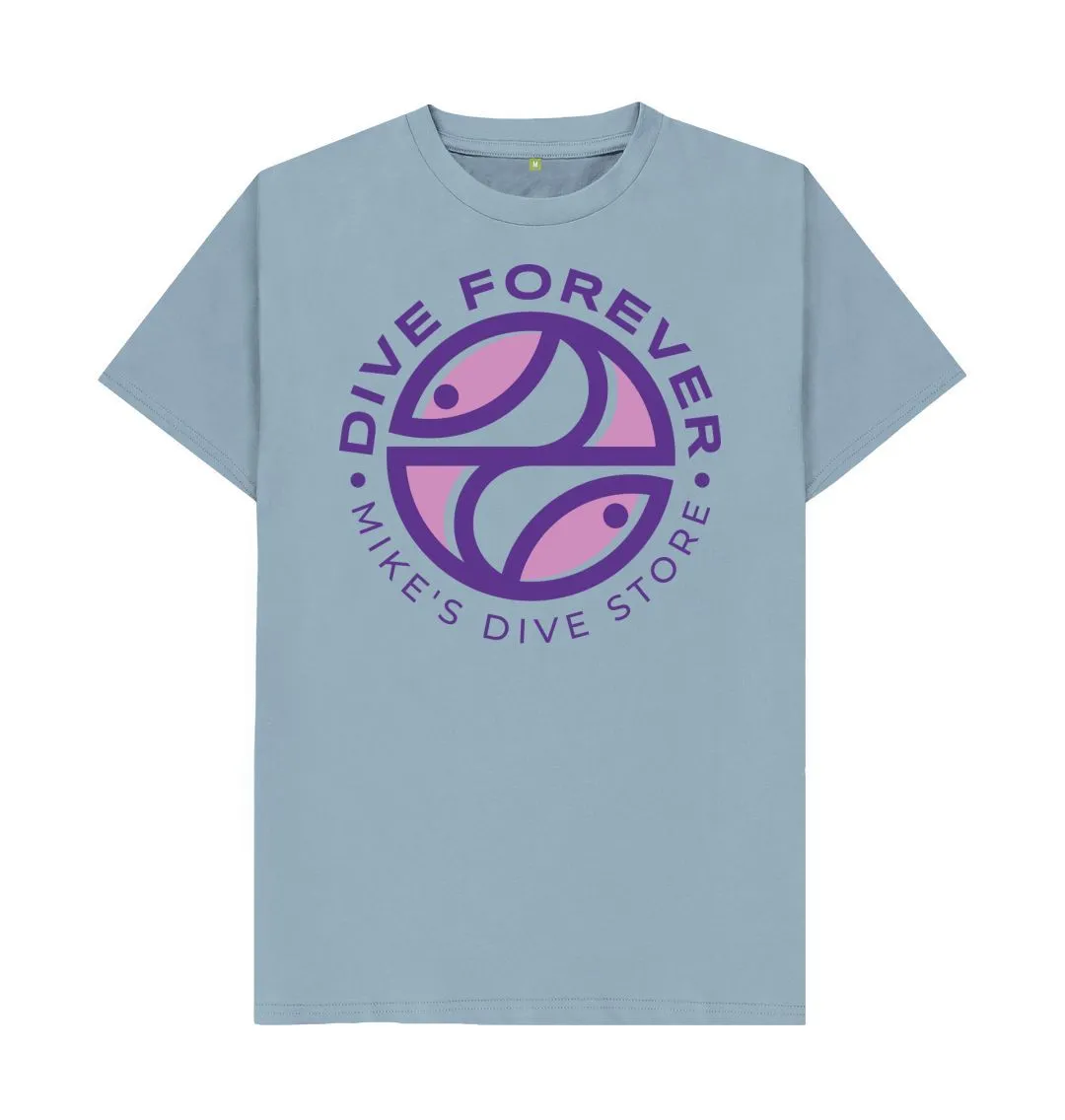 Dive Forever T-Shirt Pink Outline