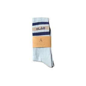 Dlab Socks (High) Baby Blue/Lines