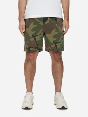 Drawstring Shorts ~ Camo Twill