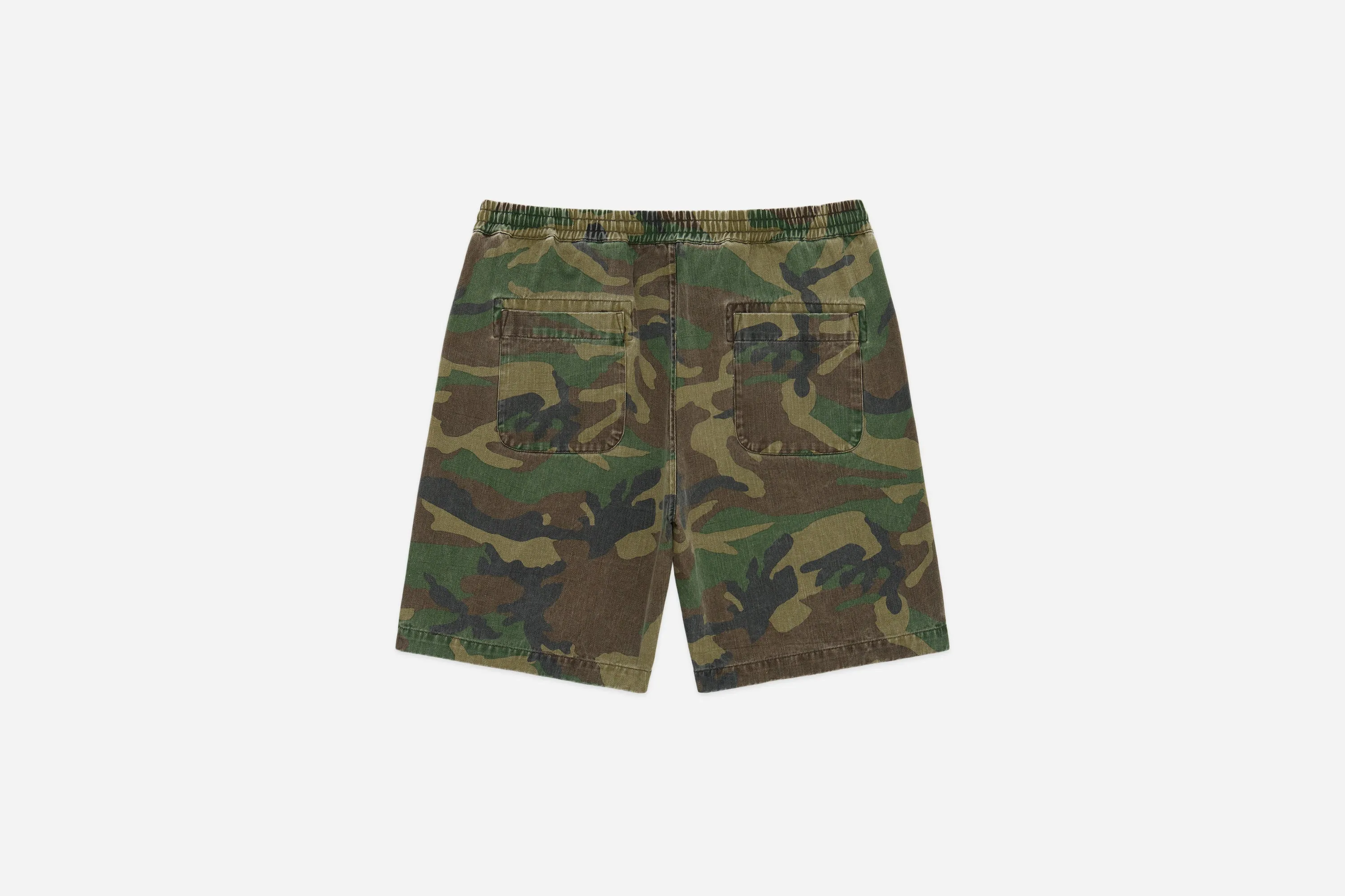 Drawstring Shorts ~ Camo Twill