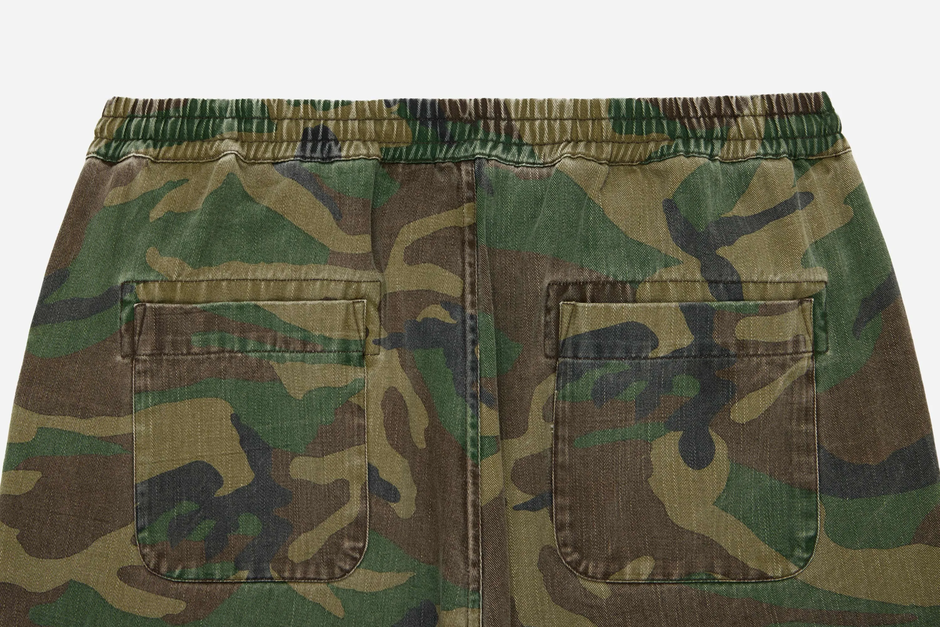 Drawstring Shorts ~ Camo Twill