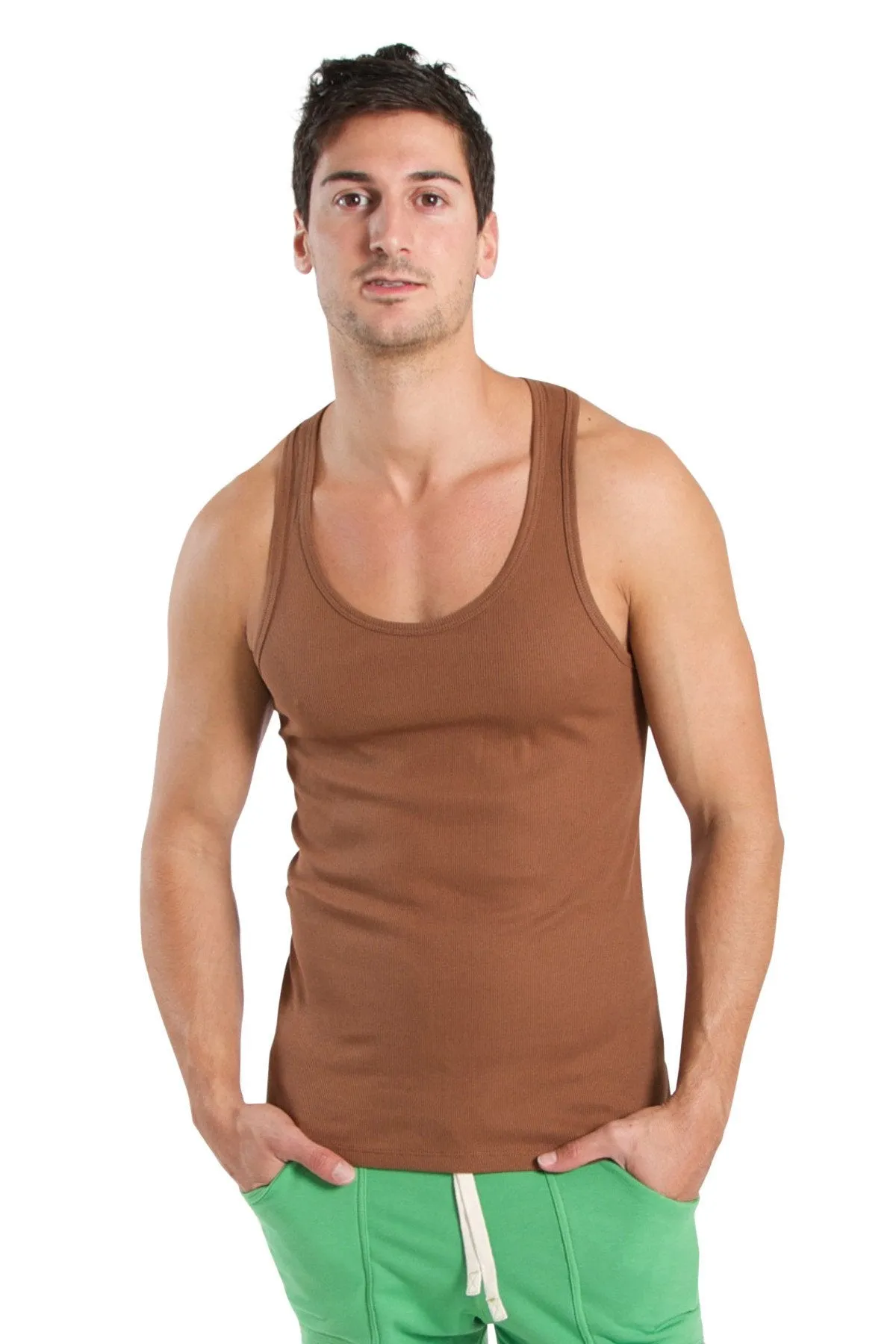 Edge Sustain Tank Top (Chocolate)