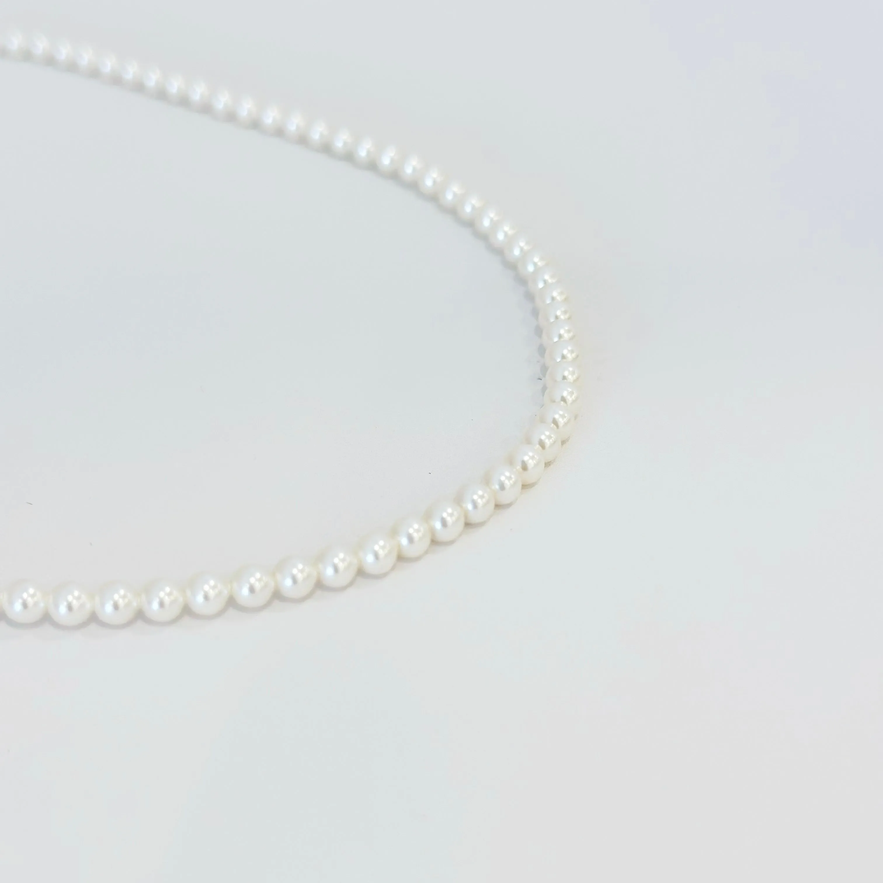 Evangeline 4mm Pearl Necklace