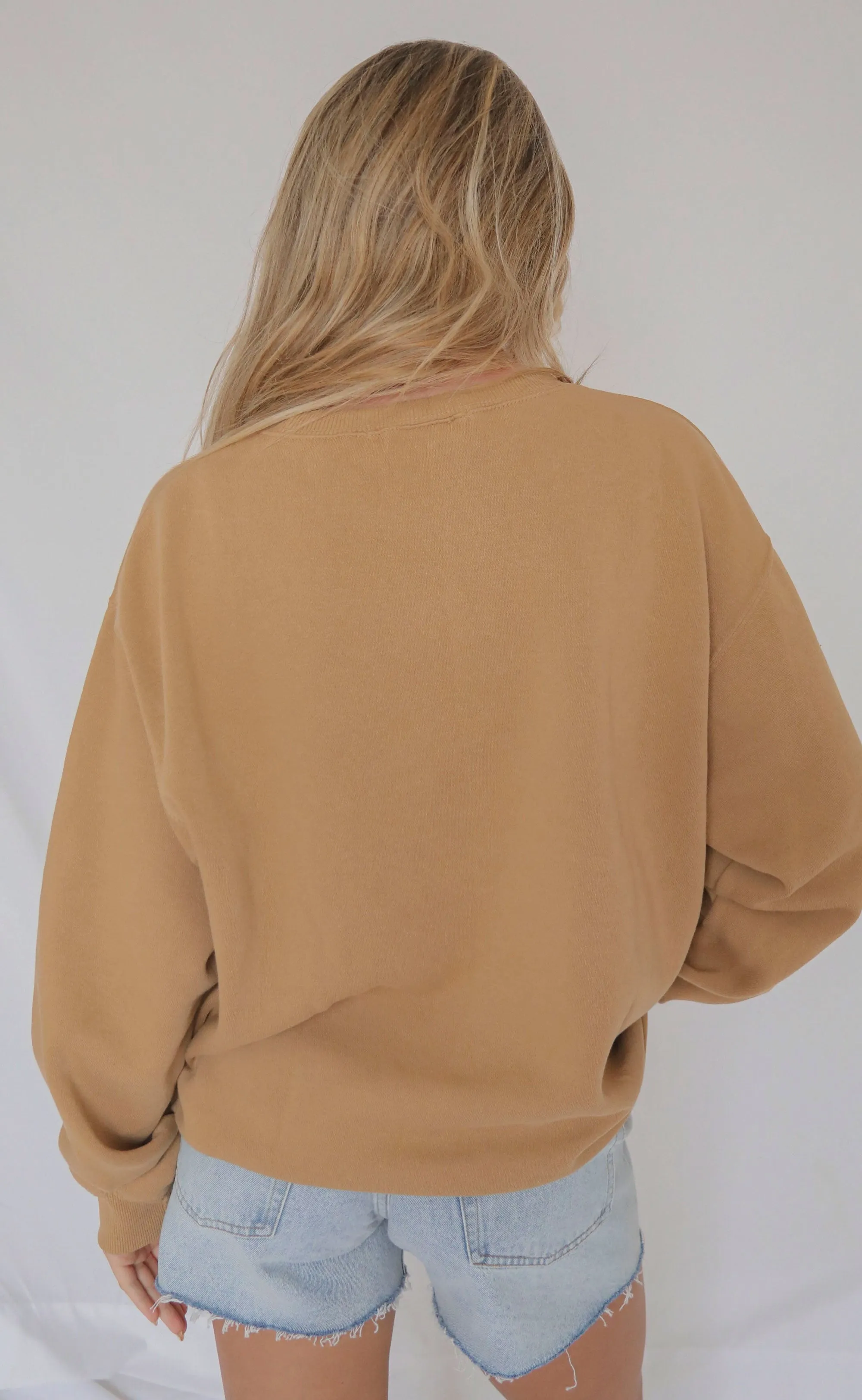 fayetteville sweatshirt - tan