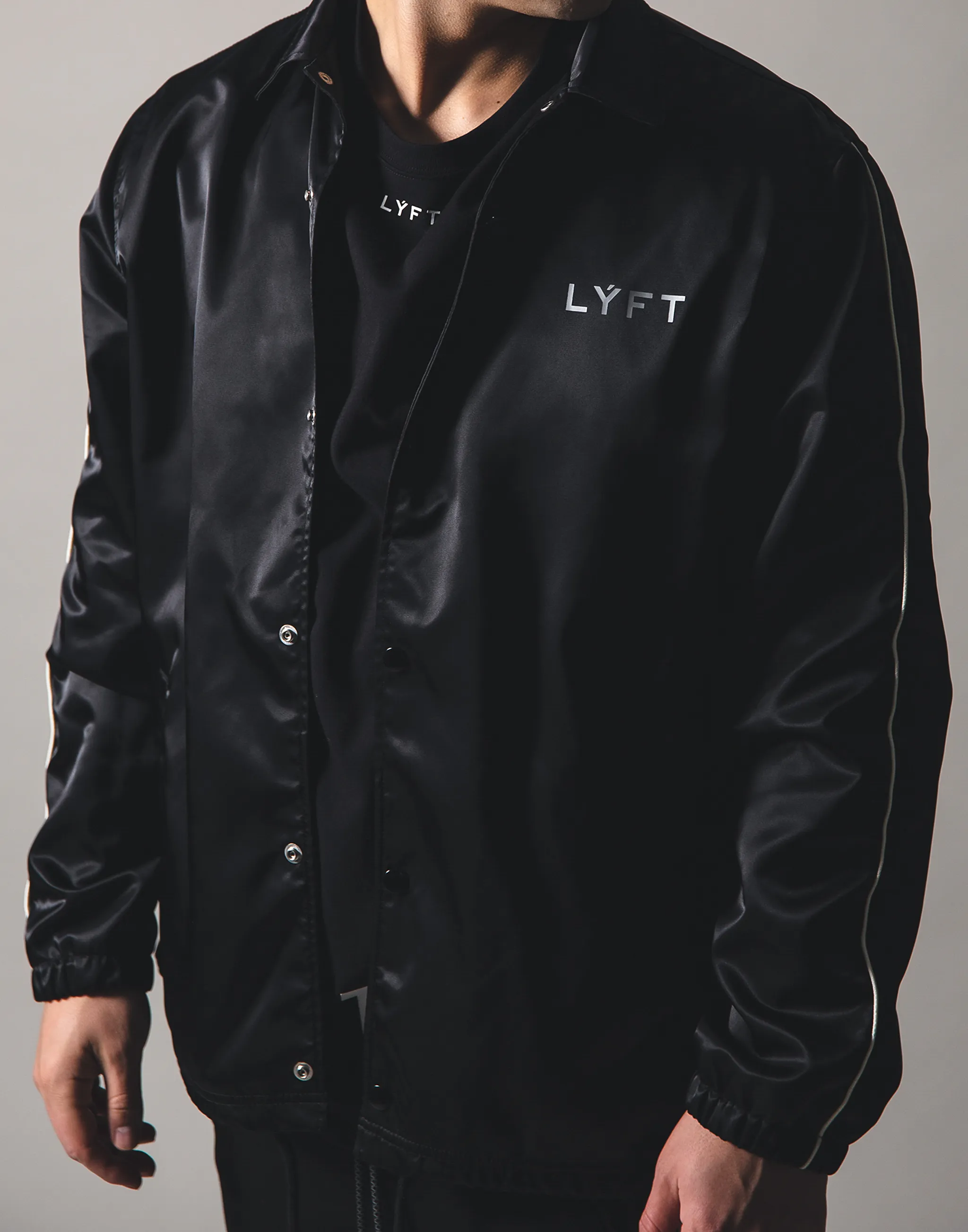 Flag Coach jacket - BLACK