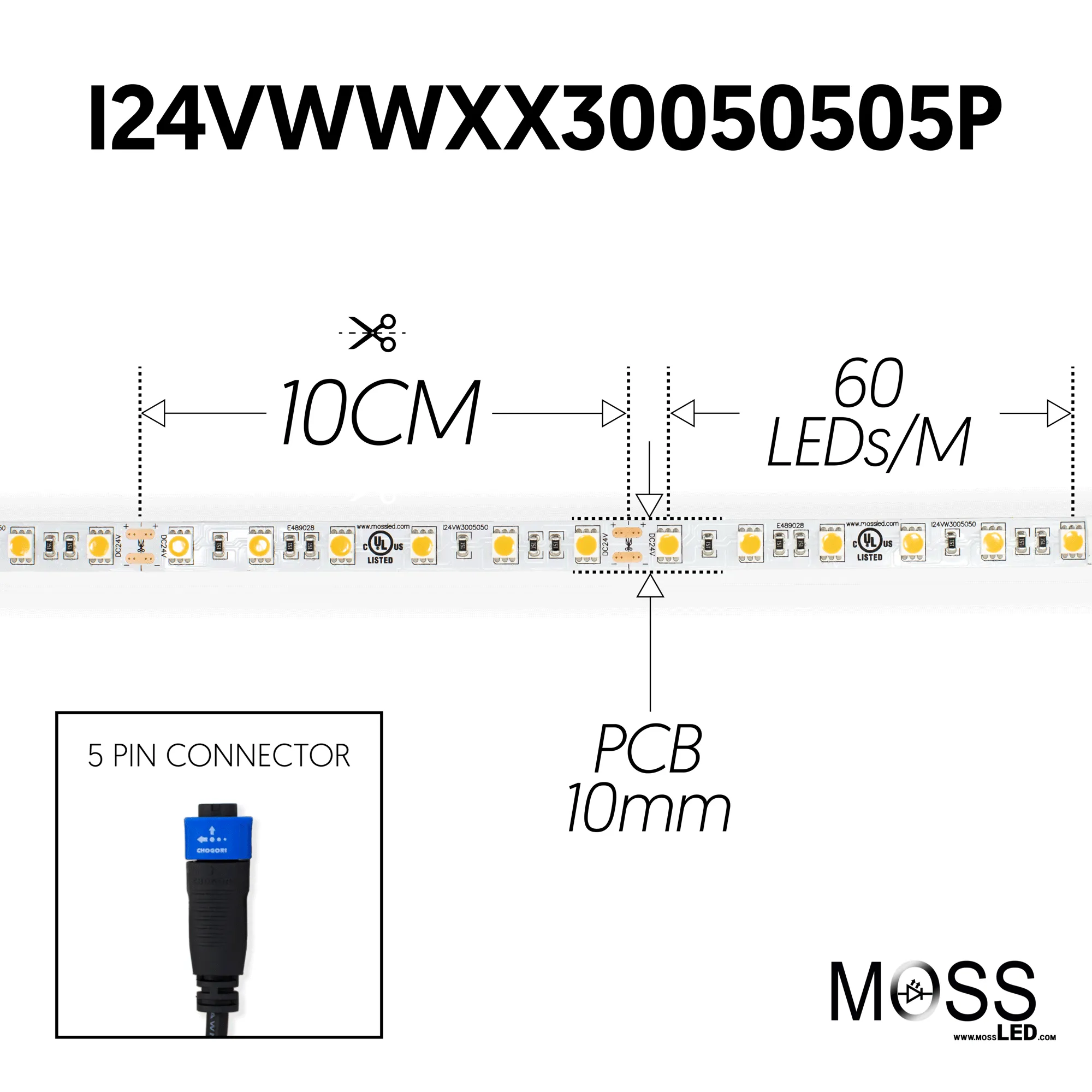 FlexLED 60 White 24V