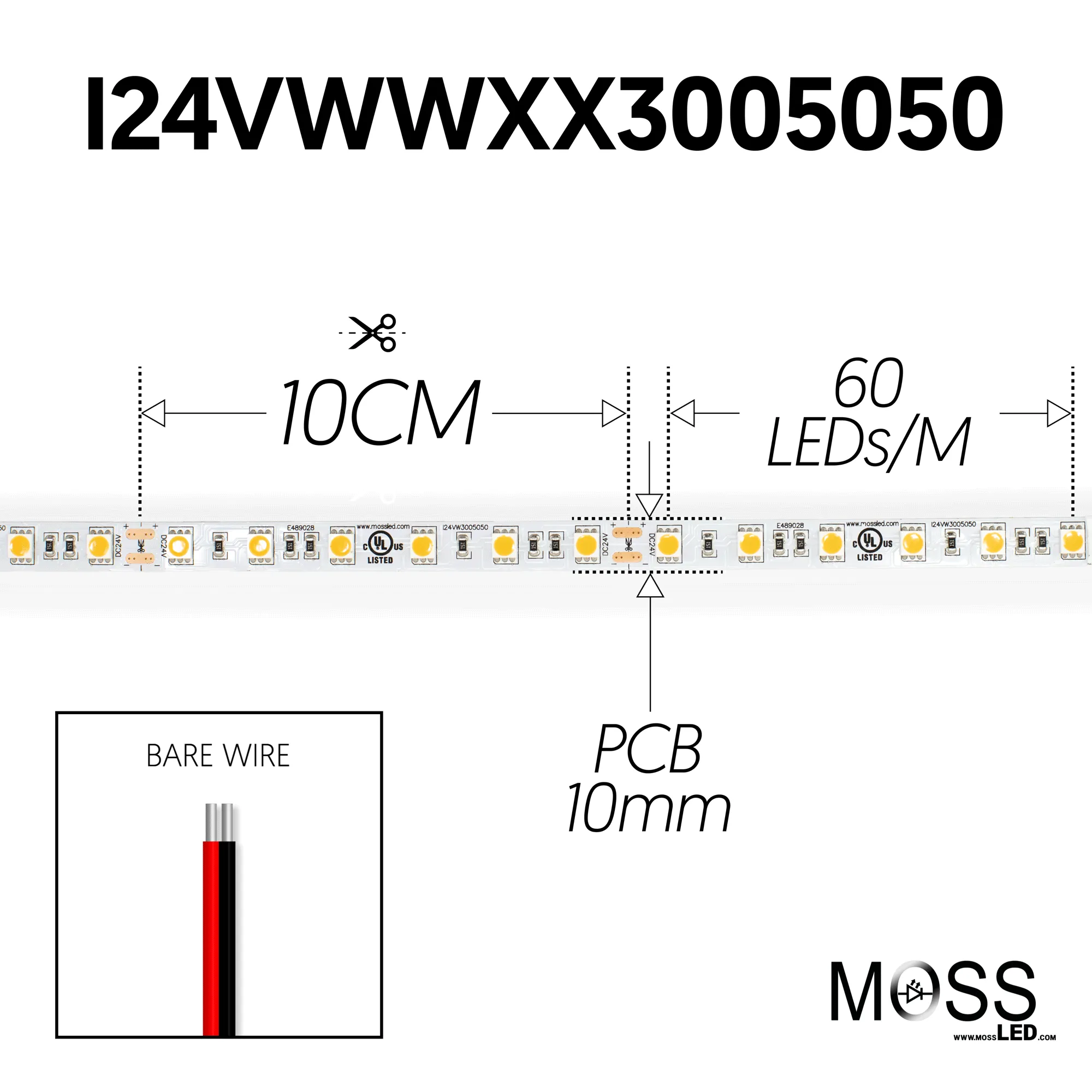 FlexLED 60 White 24V