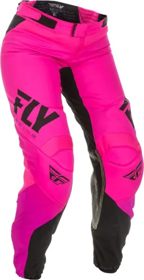 Fly Racing Lite Ladies Motocross MX Pants - Pink / Black