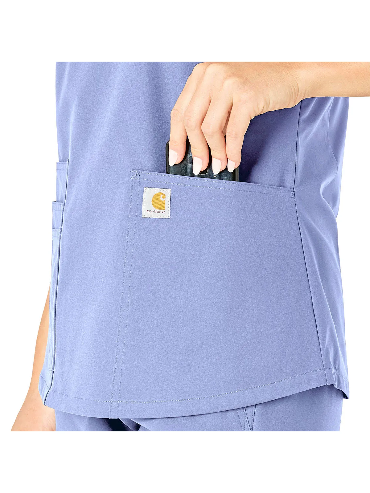 Force Essentials - Women's V-Neck 5 Pocket Scrub Top