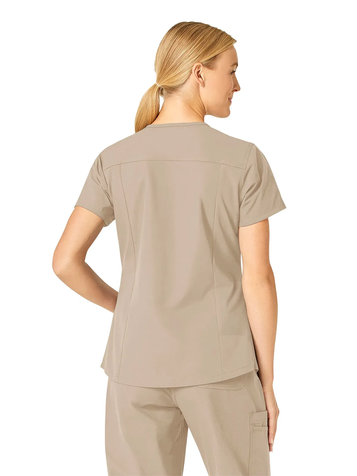 Force Essentials - Women's V-Neck 5 Pocket Scrub Top