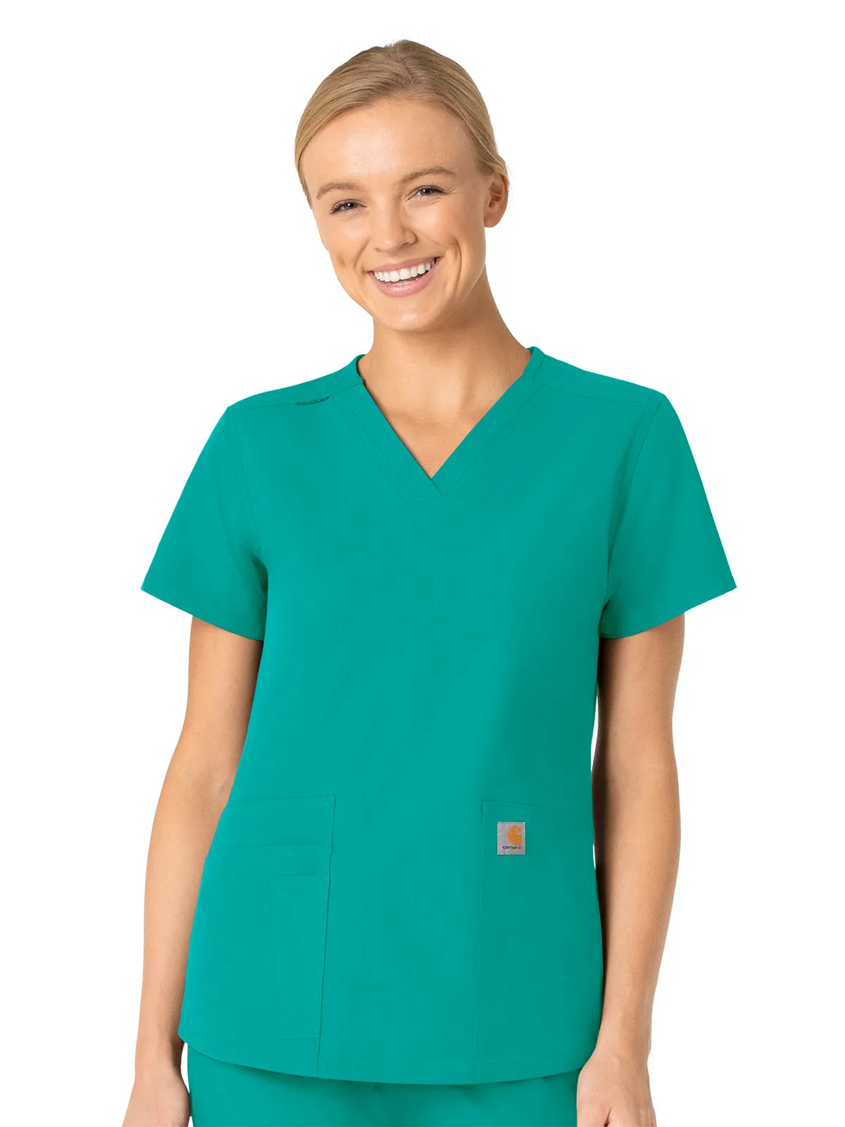 Force Essentials - Women's V-Neck 5 Pocket Scrub Top